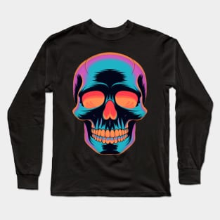 Colorful Skull Long Sleeve T-Shirt